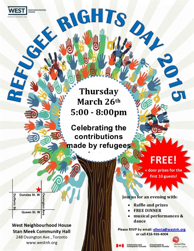 Refugee Rights Day Flyer 2015
