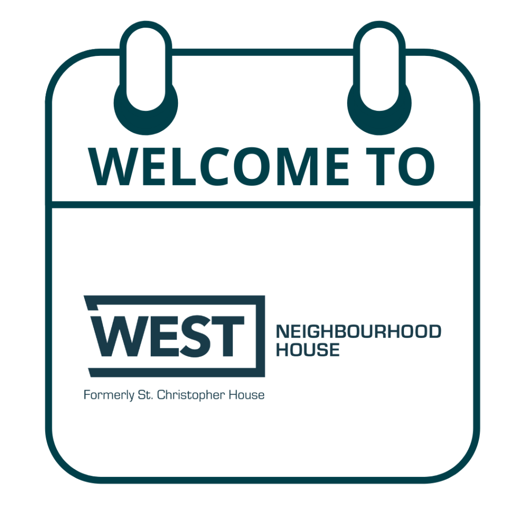 calendar image with the text welcome to west neighbourhood house