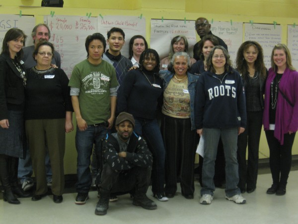 A group of CAGSI members stand together